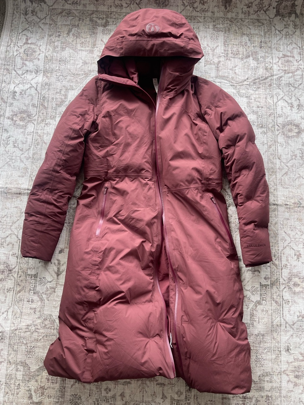 lululemon Cassis Snow Warrior Goose Down Hooded Puffer Coat - Picture 3 of 11